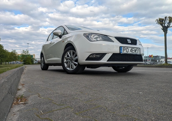 Seat Ibiza cena 26999 przebieg: 142000, rok produkcji 2014 z Poznań małe 106